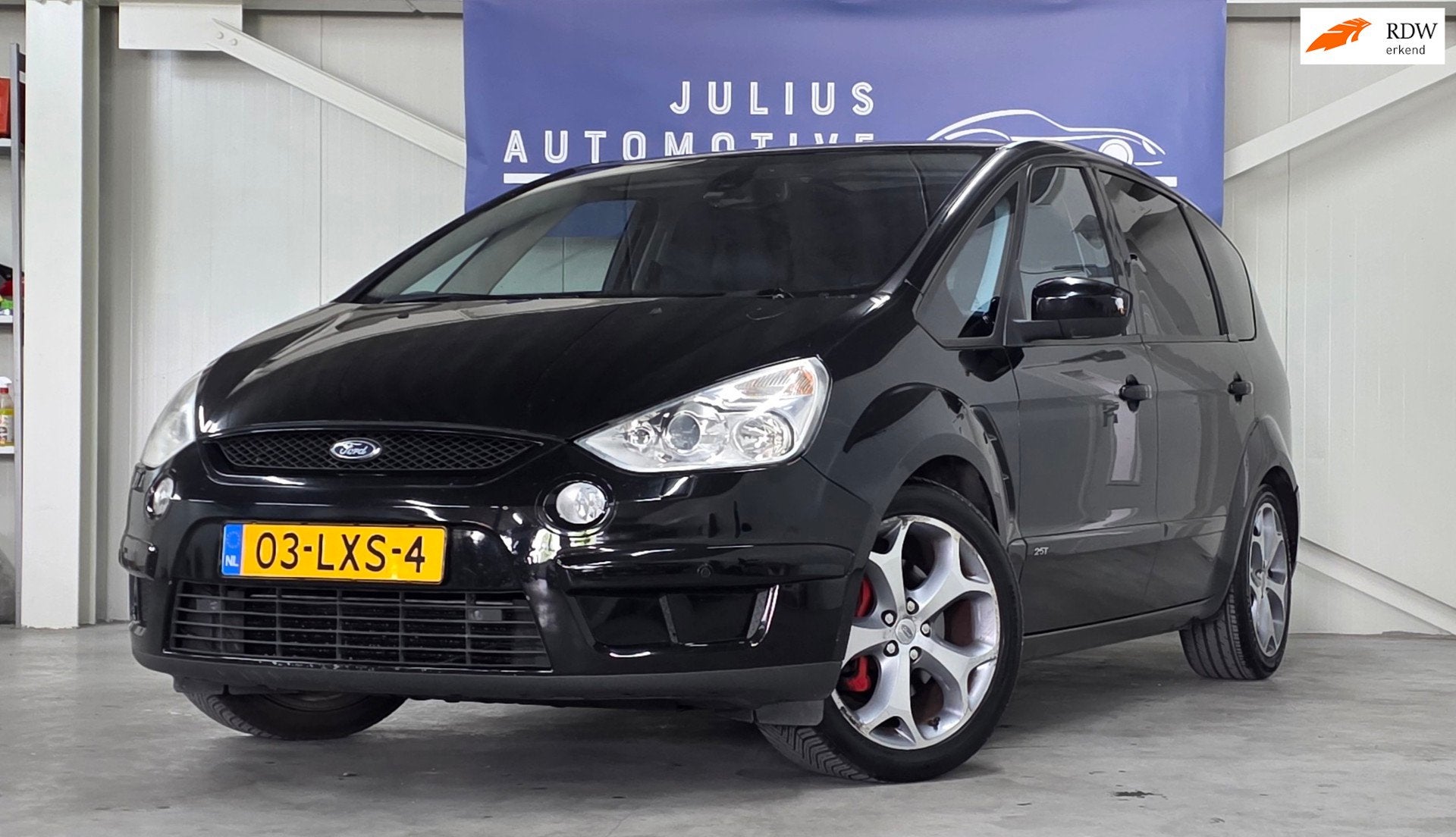 Ford S-Max 2.5T 7P Pano Trekhaak Xenon Clima 5Cilinder Garan, Auto's, Ford, Voorwielaandrijving, Gebruikt, 11 km/l, Bedrijf