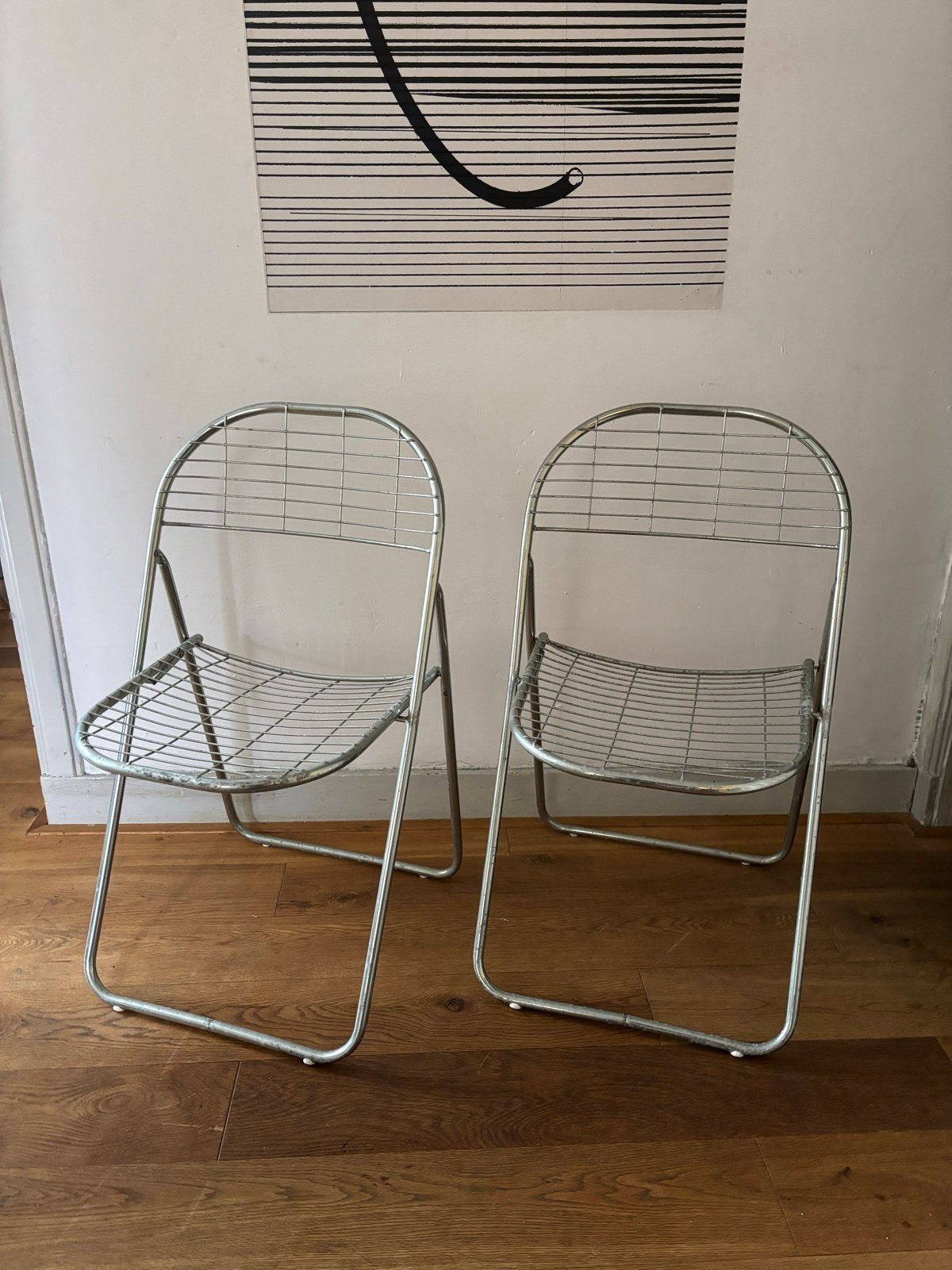 Vintage Niels Gammelgaard klapstoelen voor Ikea (2 stuks), Ophalen