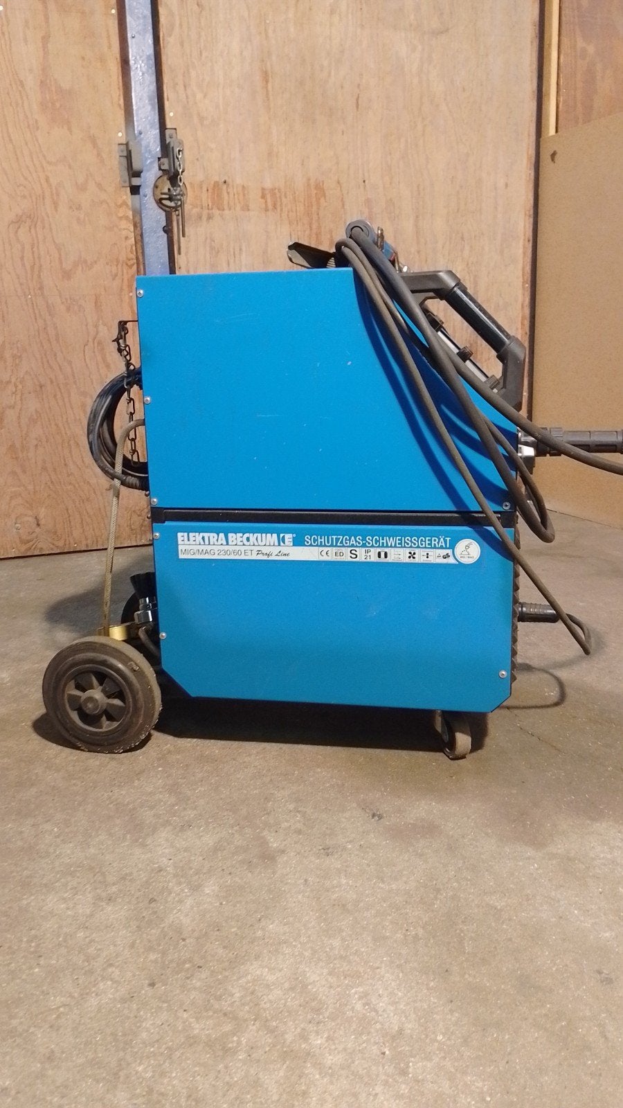 elektra beckum mig/mag  co2 lasapparaat, Ophalen, 150 tot 250 ampère, Co2