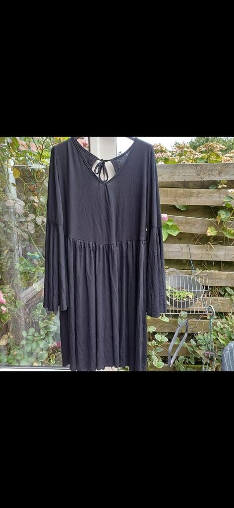 Mooie zwarte tuniek jurk, maat XL, Kleding | Dames, Grote Maten, Ophalen of Verzenden, Zo goed als nieuw, Zwart, Jurk