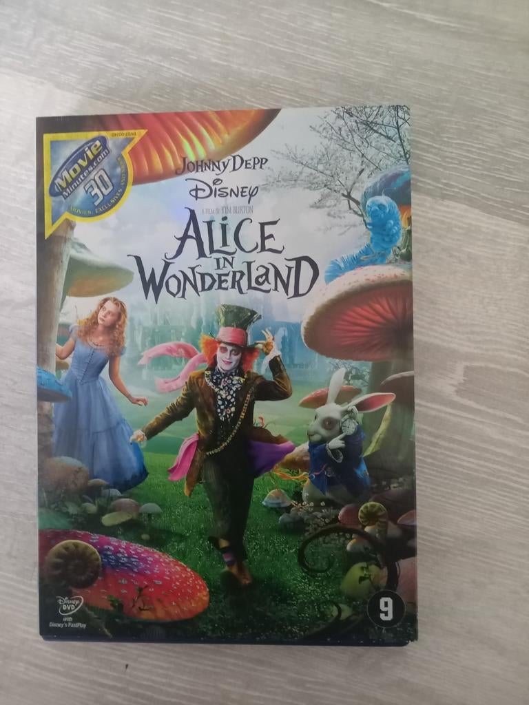 Alice in Wonderland, dvd, Alle leeftijden, Ophalen, Zo goed als nieuw