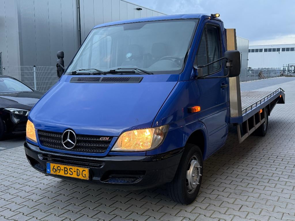 Mercedes-Benz Sprinter 408/411/413/414/416 Cdi-m/-n 2003, Auto's, 4 cilinders, Blauw, Diesel, Grijs