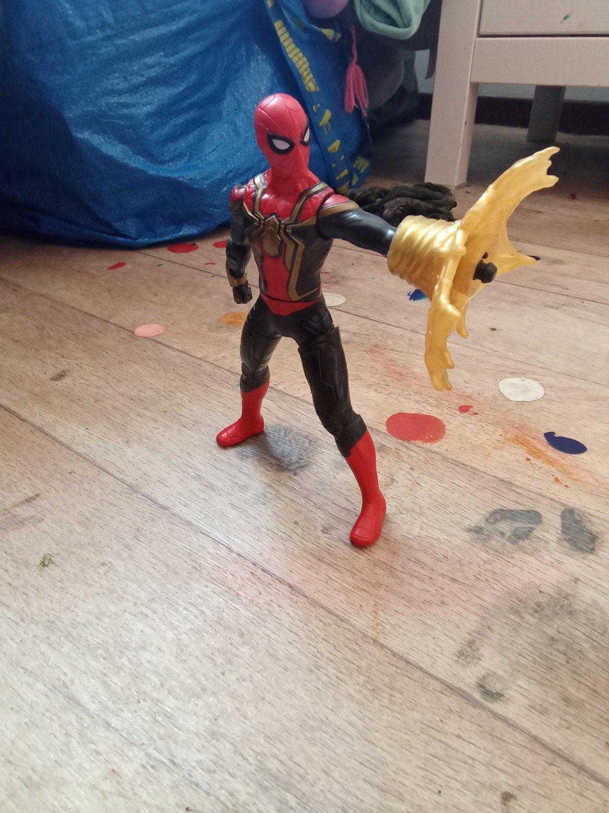 spiderman actie figuurtje 25cm, Ophalen of Verzenden, Zo goed als nieuw