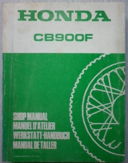 Honda CB900 F shop manual (4897z) motor, Ophalen of Verzenden, Honda