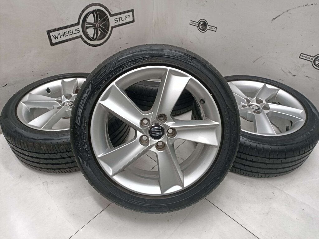 Vw polo Seat Ibiza Fabia lichtmetaal velgen 16"inch 5x100, Ophalen, Gebruikt, 16 inch, Banden en Velgen