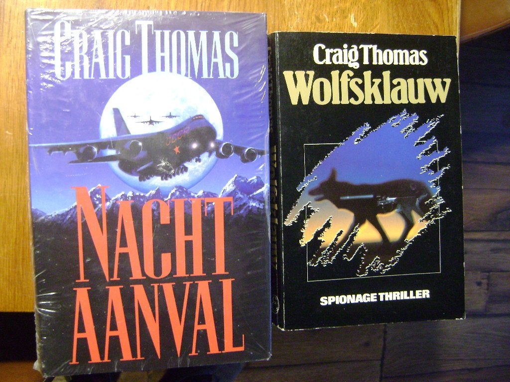 CRAIG THOMAS Nachtaanval & Wolfsklauw, Boeken, Ophalen of Verzenden, Zo goed als nieuw
