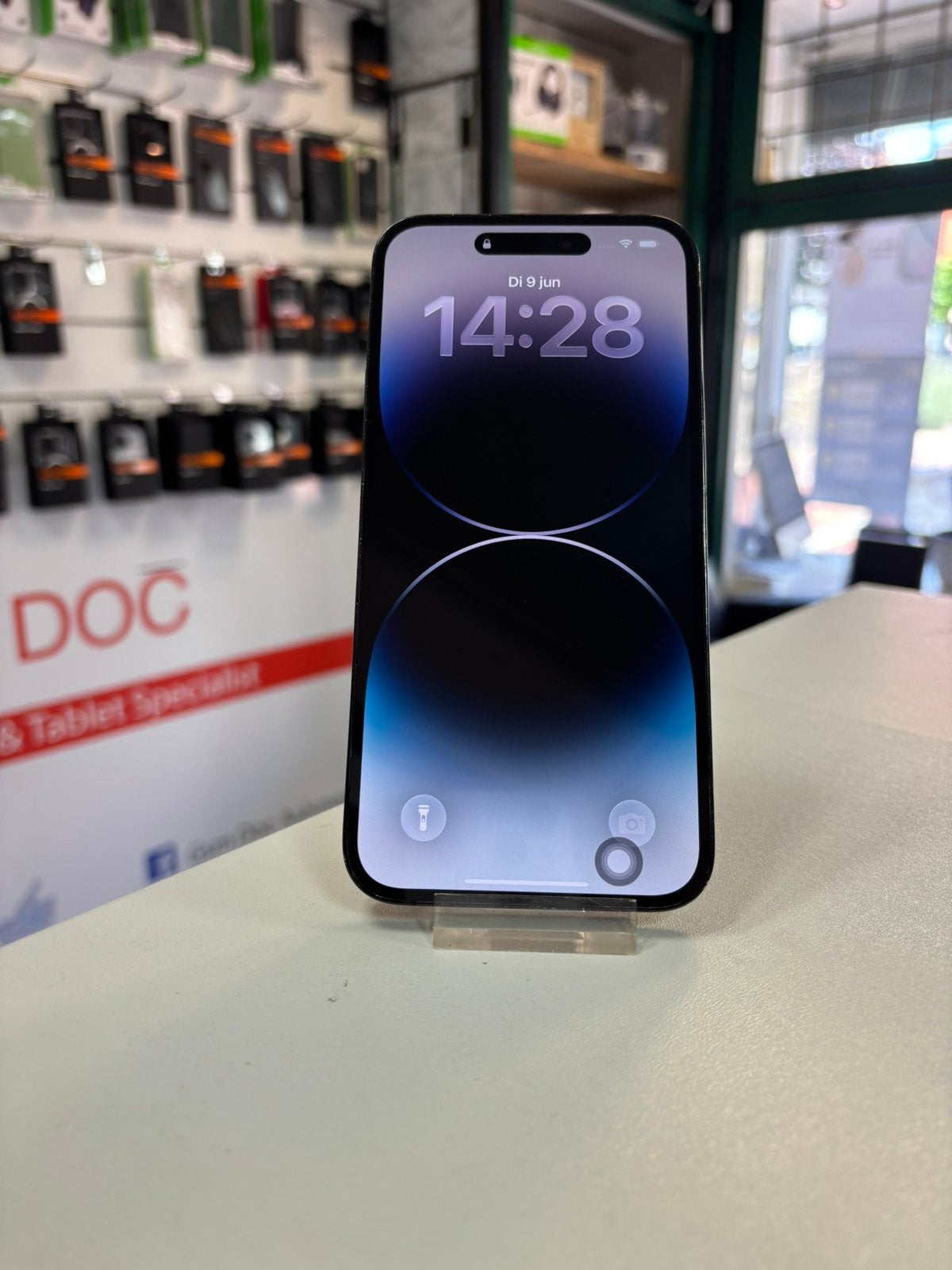 iPhone 14 Pro Max 128GB Zwart | 100% |Garantie, Telecommunicatie, Mobiele telefoons | Apple iPhone, Ophalen, 128 GB, Zwart, Zo goed als nieuw
