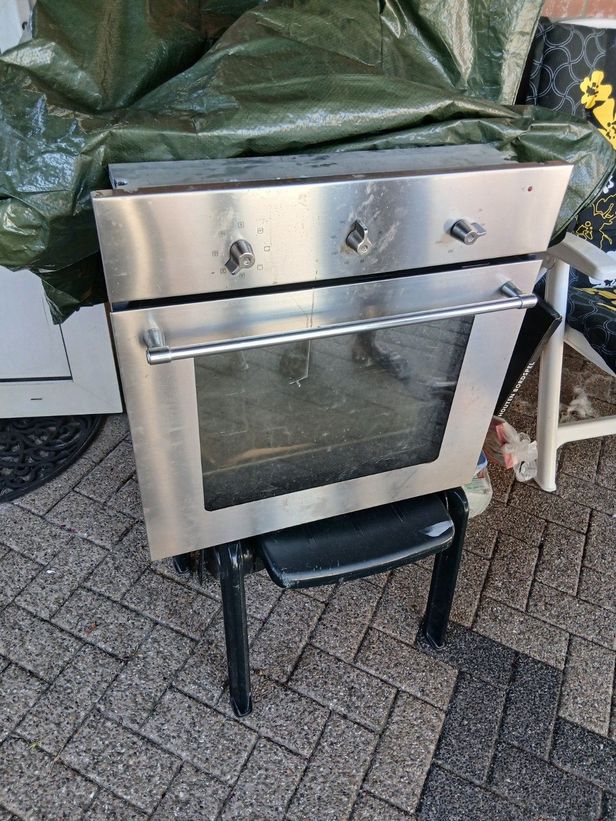 GOED WERKENDE INBOUW OVEN T.E.A.B, Ophalen, Gebruikt