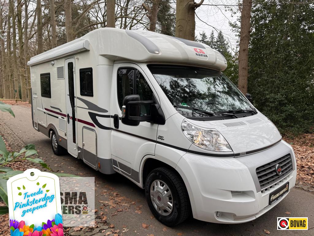 Adria Coral S 670 SLT Enkele Bedden Airco 2010, Ringverwarming, Fiat, Airbags, Tot en met 3