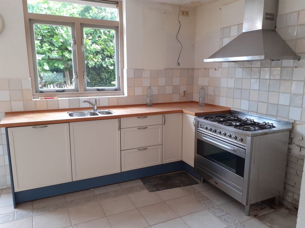 keuken, Ophalen, Gebruikt, Hoekkeuken, Hout