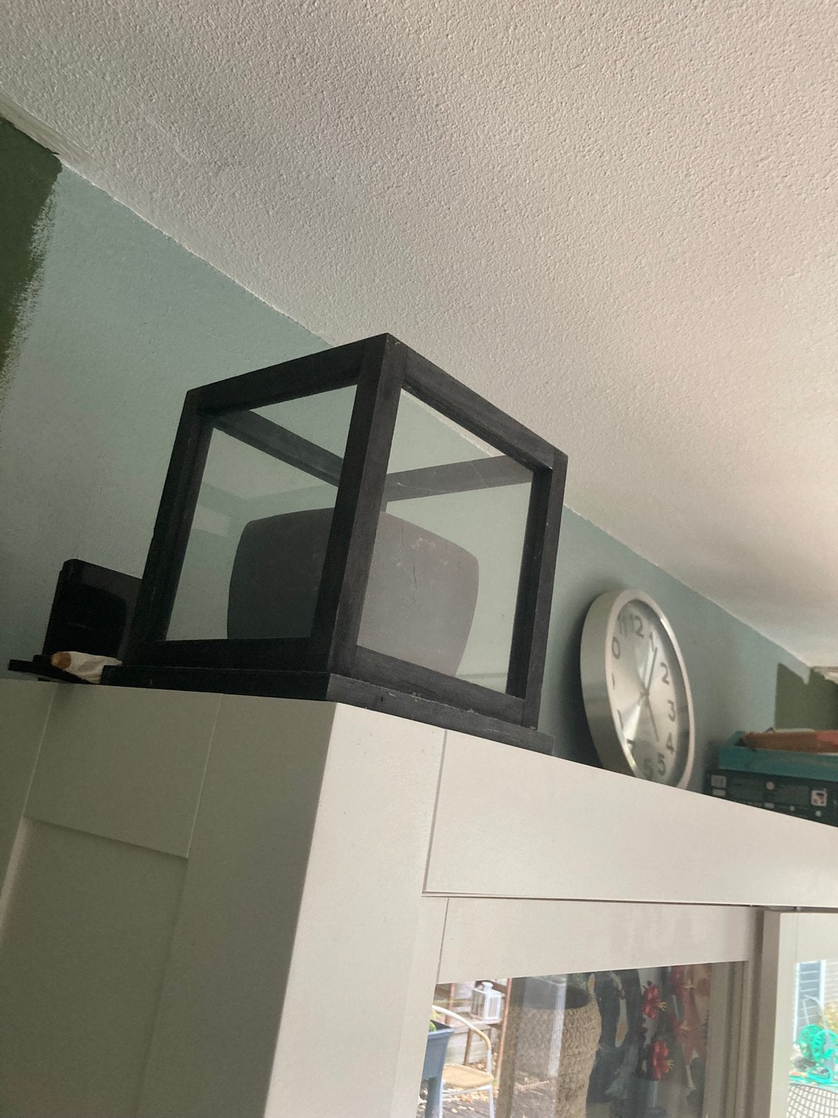 Woonaccessoires basiclabel plant kaars, Ophalen, Lantaarn, Zwart, Glas