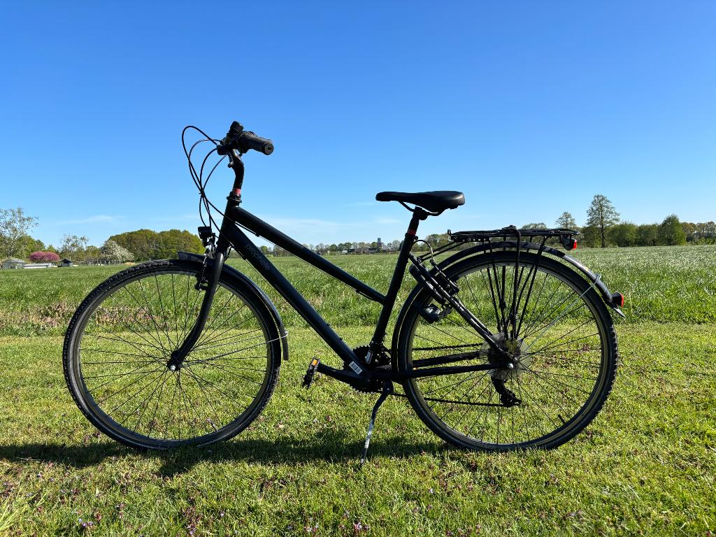 Nette damesfiets, Fietsen en Brommers, Fietsen | Dames | Damesfietsen, Gebruikt, Velgrem, 47 tot 50 cm, Versnellingen