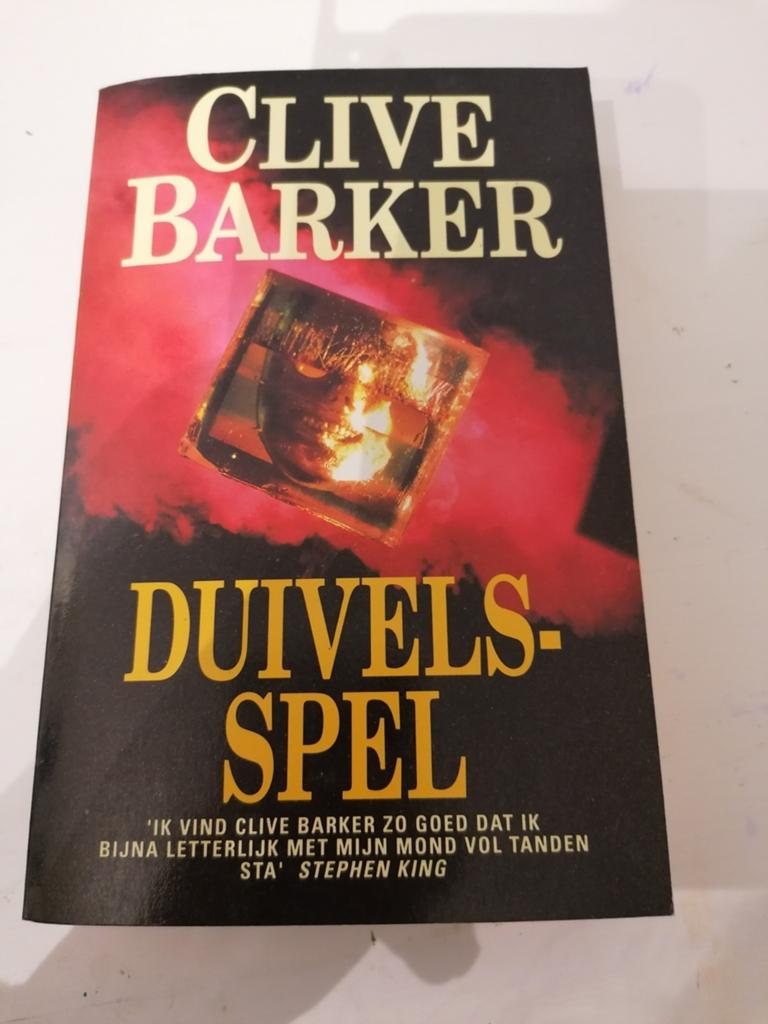 Clive Barker - Duivelsspel (Horror Roman), Boeken, Ophalen of Verzenden, Gelezen, Clive Barker, Nederland