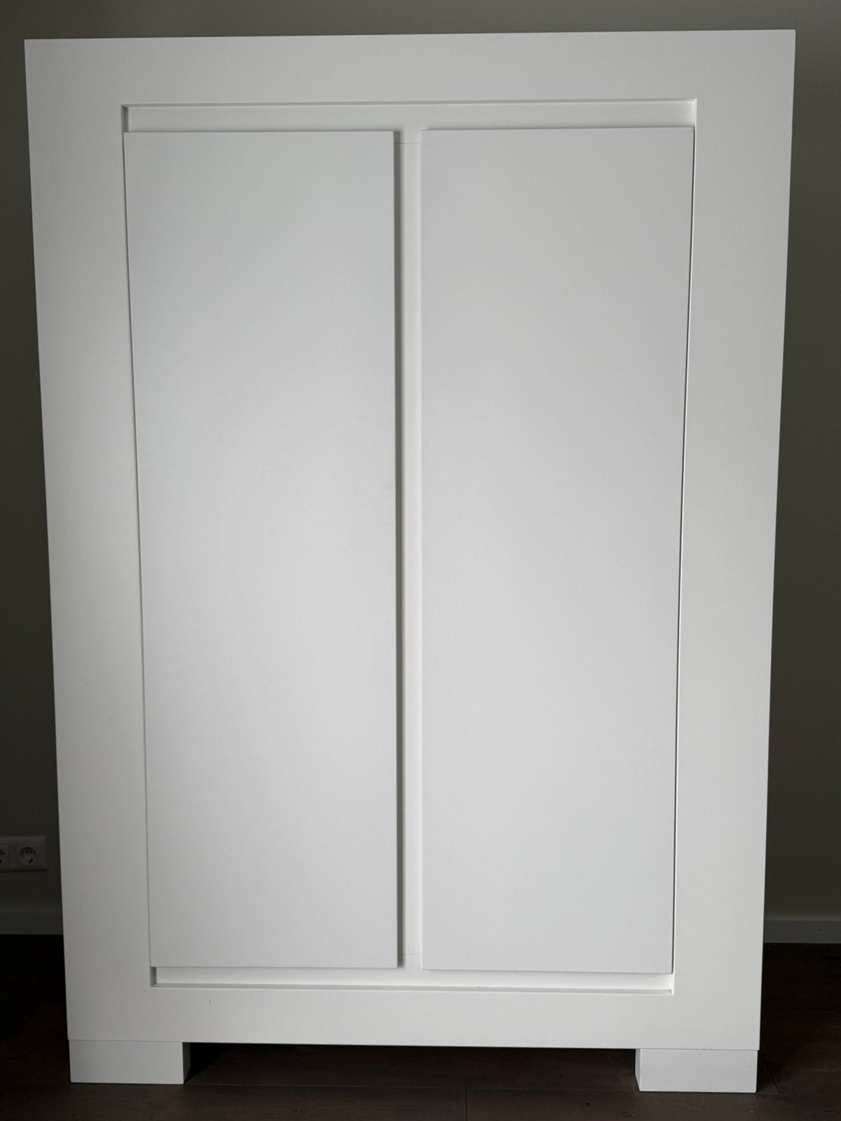 Mooie mat witte kledingkast Interbaby Miami, Ophalen, Kast, 50 tot 70 cm, 105 cm of meer