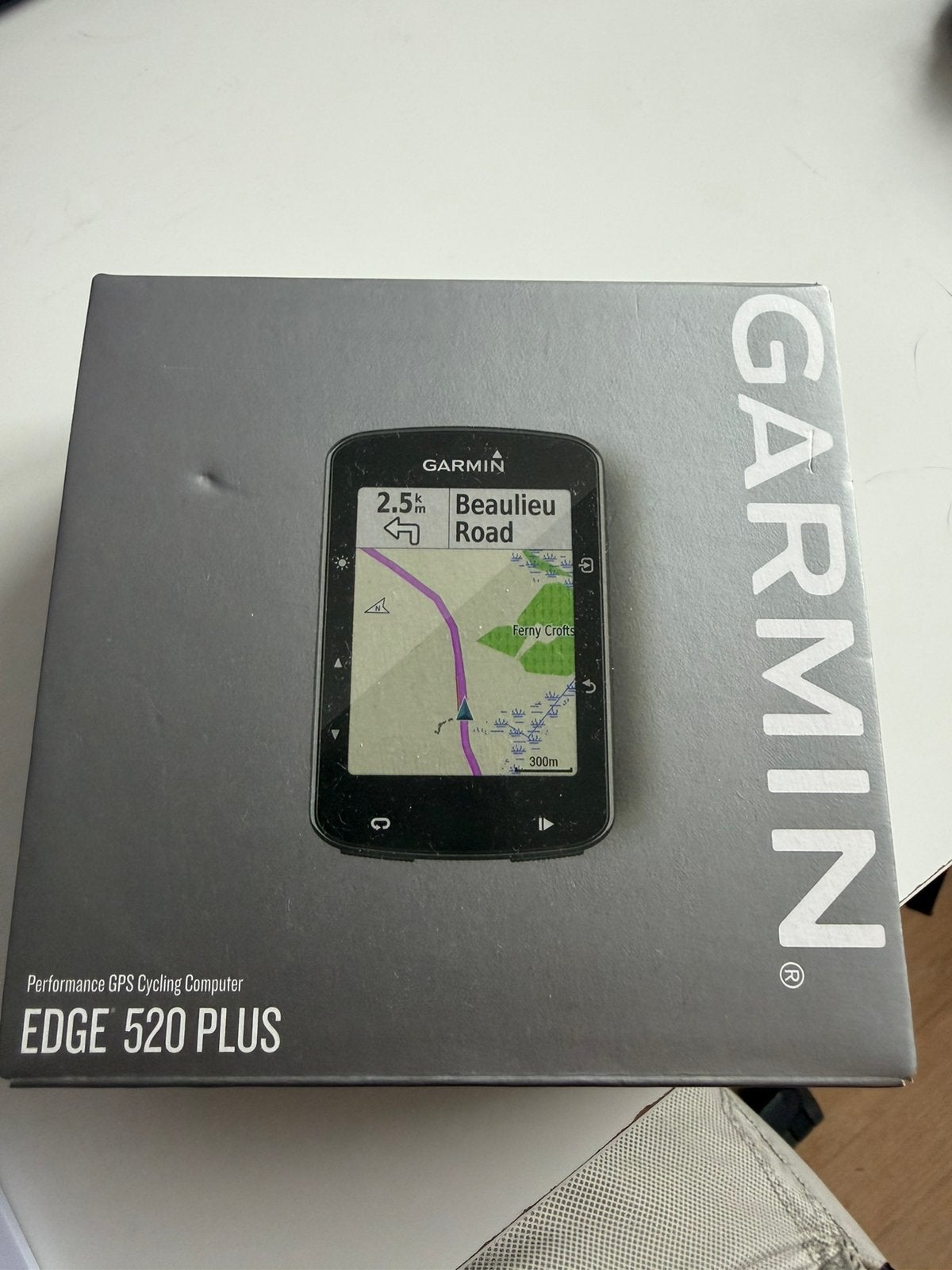 Garmin Edge 520 Plus + Garmin Out-Front houder, Fietsen en Brommers, Fietsaccessoires | Fietscomputers, Ophalen of Verzenden, Draadloos