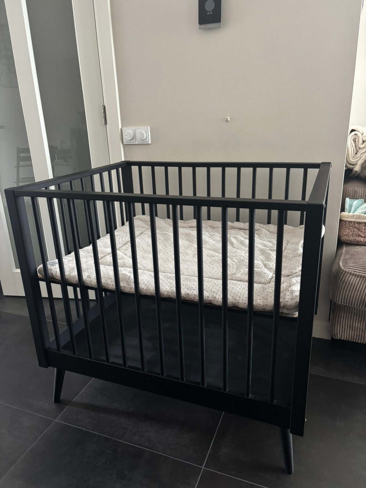 Babybox europebaby evy zwart, Ophalen, Zo goed als nieuw, Overige typen