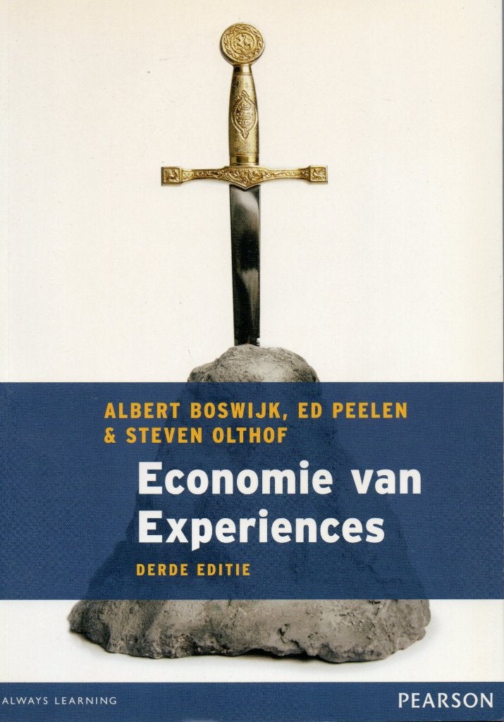 Albert Boswijk e.a. Economie van Experiences. derde editie, Ophalen, Management