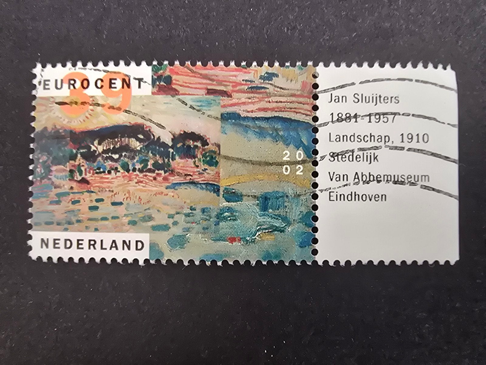Postzegel Nederland 2002 - NVPH 2096 Met Tab, Ophalen of Verzenden, Na 1940, Gestempeld