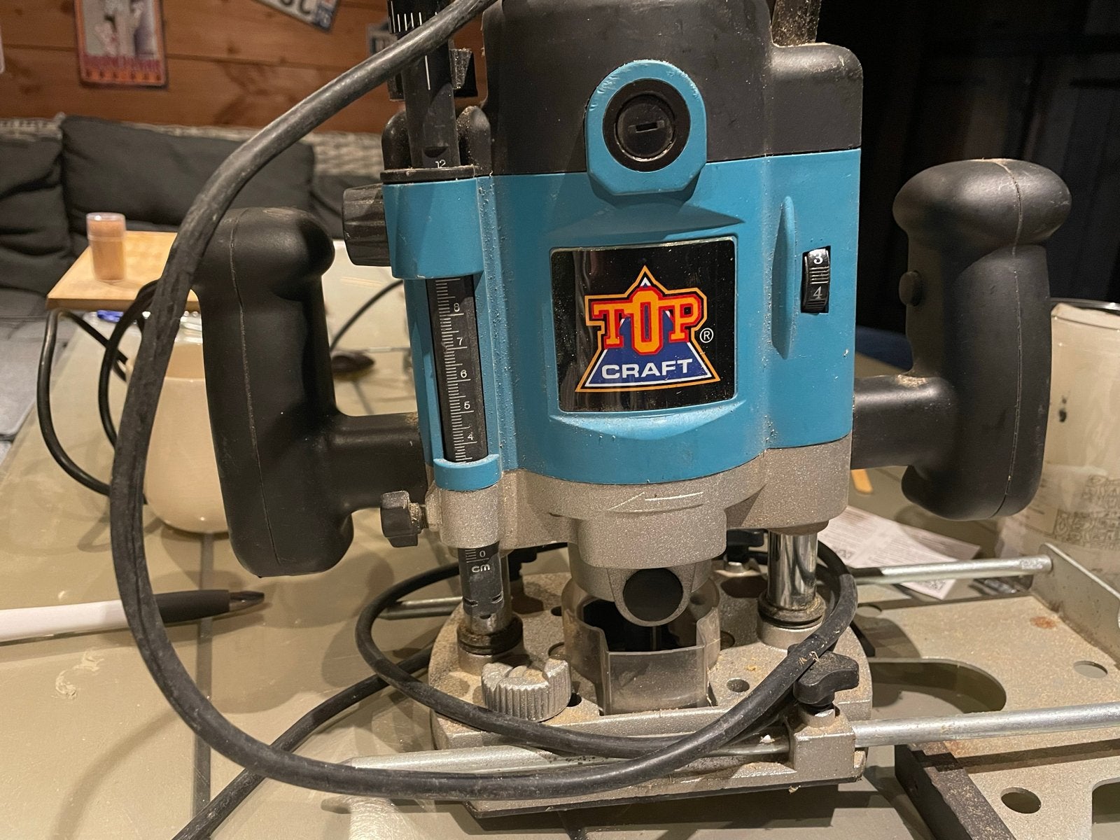 Top Craft TBF-1200 Bovenfrees - Krachtig en Betrouwbaar, Ophalen of Verzenden, Gebruikt, Elektrisch, Bovenfrees