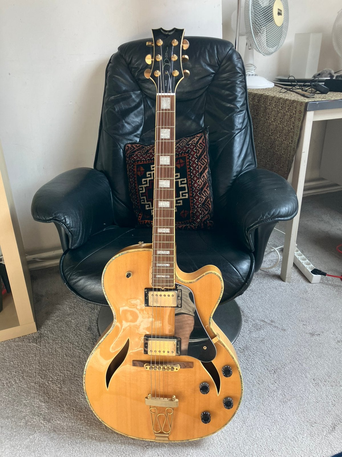 Dean Stylist jazzgitaar, Ophalen, Zo goed als nieuw, Semi-solid body, Overige merken