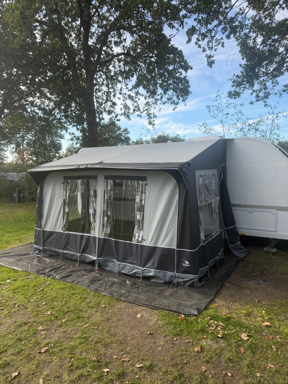 Dorema quattro 380 deeltent wintertent voortent caravan, Caravans en Kamperen, Ophalen, Gebruikt