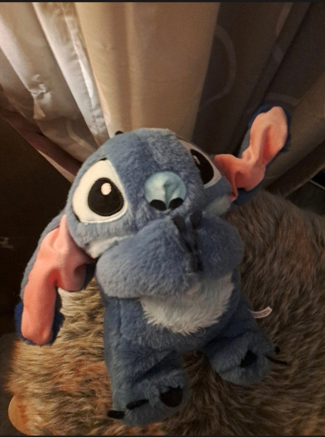 Disney Stitch knuffel - Zo goed als nieuw, Disney, Disney, Overige typen, Blauw