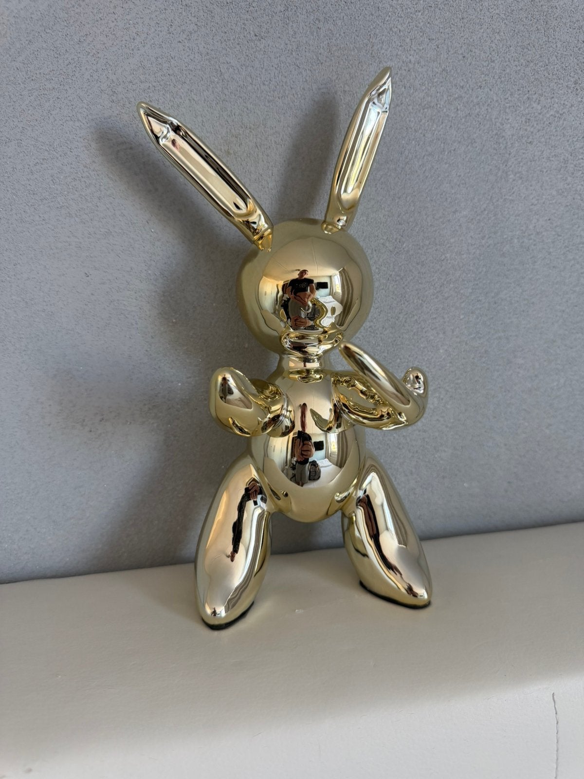 Goud Ballon Konijn Beeldje / Pop Art Decoratie Jeff Koons !!, Ophalen of Verzenden, Nieuw