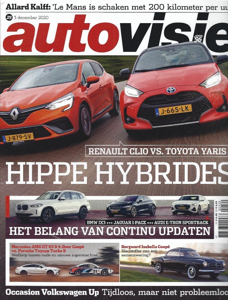 Autovisie Renault Clio Hybrid versus Toyota Yaris Hybrid, Ophalen of Verzenden, Gelezen, Renault