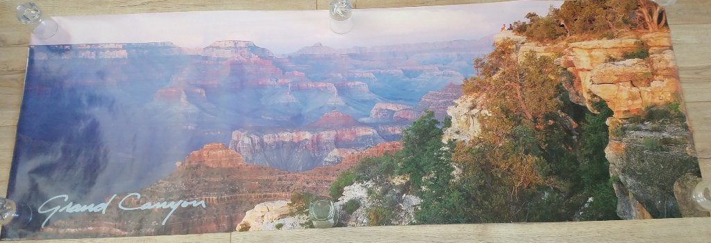 Grand Canyon Natinal park poster 1988, volgnr 270, Rechthoekig Liggend, Ophalen of Verzenden, Zo goed als nieuw, A1 t/m A3