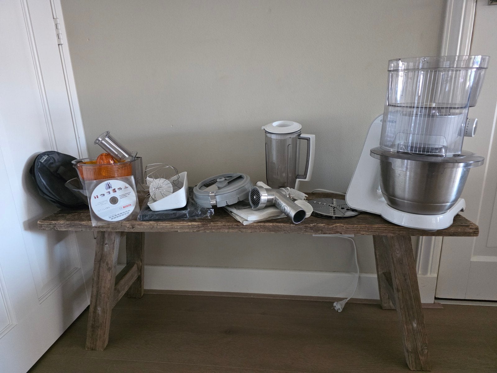 Bosch MUM5 keukenmachine, Ophalen, Zo goed als nieuw, Vaatwasserbestendig, 3 snelheden of meer
