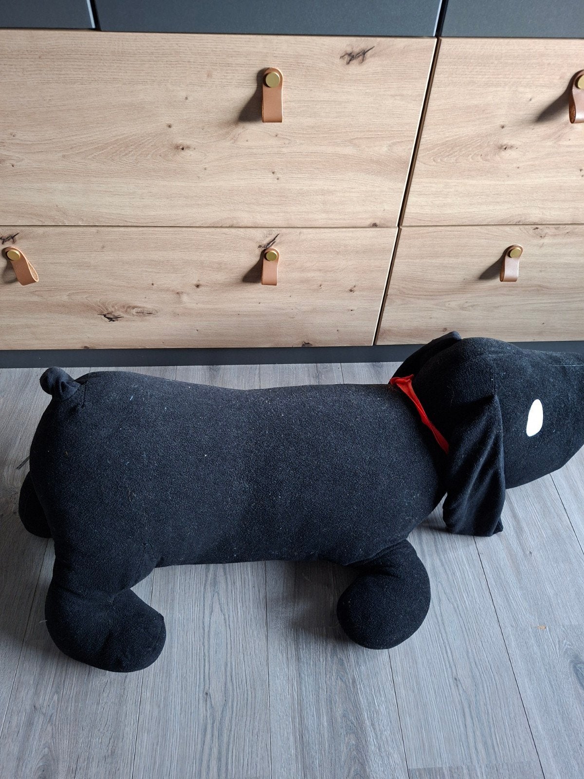 Zwarte Teckel Knuffel - Grote Zachte Hond, Ophalen, Zwart, Hond, Zo goed als nieuw