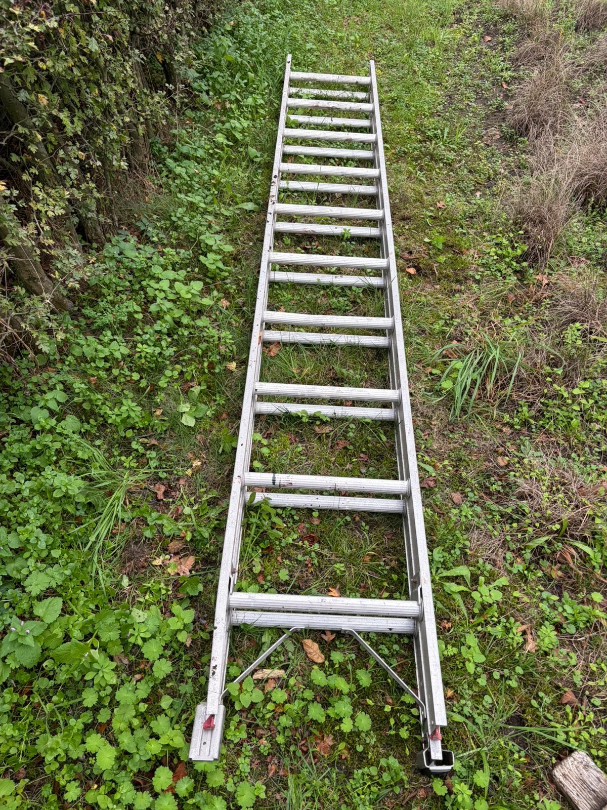 Altrex uitschuifbare ladder., Ophalen, Gebruikt, 4 meter of meer