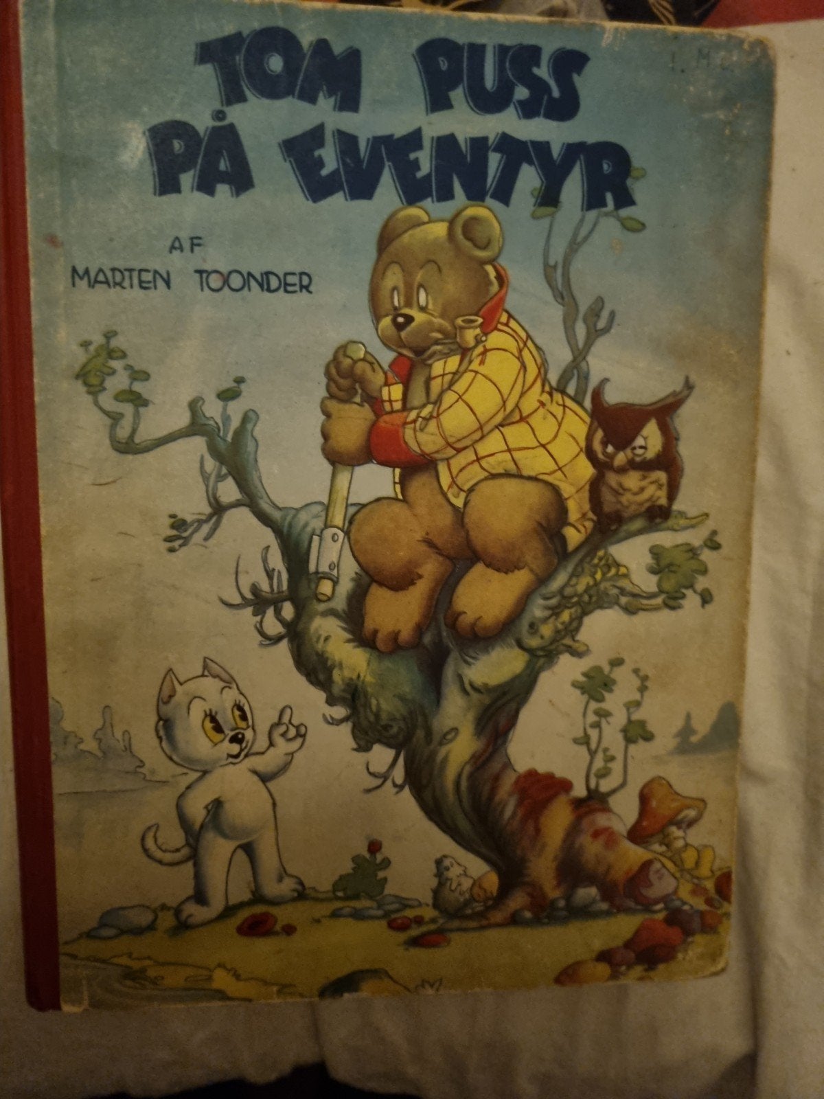 Tom Puss på Eventyr - Marten Toonder, Eén stripboek, Ophalen of Verzenden, Gelezen, Marten Toonder