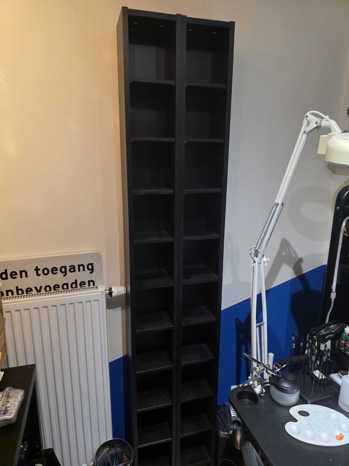 2x IKEA GNEDBY Wandmeubel voor CD's/Funko Pops (20x202cm), Huis en Inrichting, Ophalen, Met plank(en), Minder dan 50 cm, Gebruikt