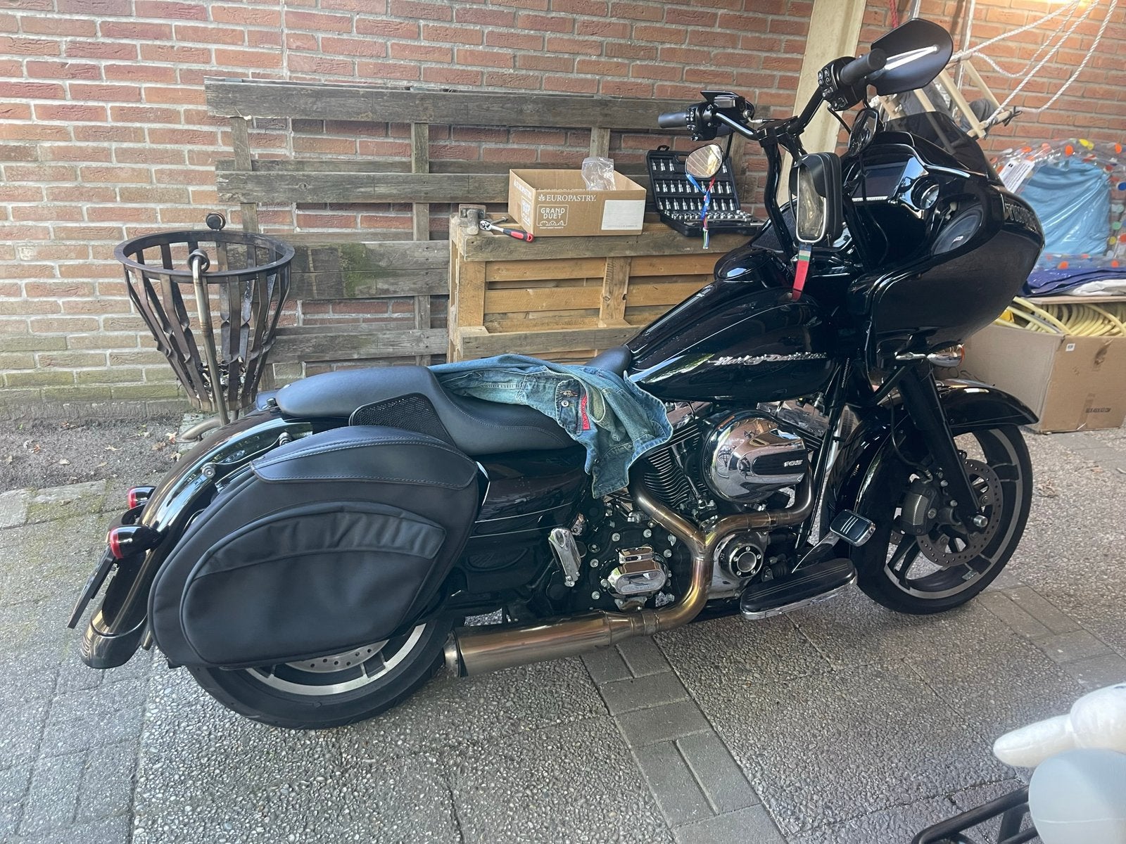 Harley Davidson Leather Pros Zadeltassen, Ophalen of Verzenden, Gebruikt