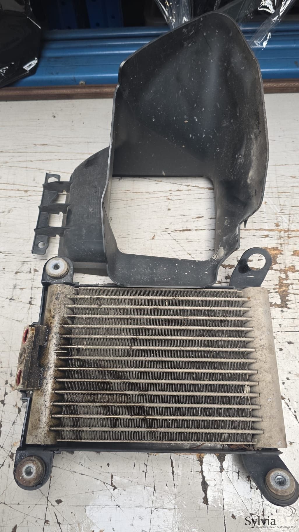 Oliekoeler warmtewisselaar luchtinlaat luchtgeleider set N55, Gebruikt, -, -, Ophalen of Verzenden
