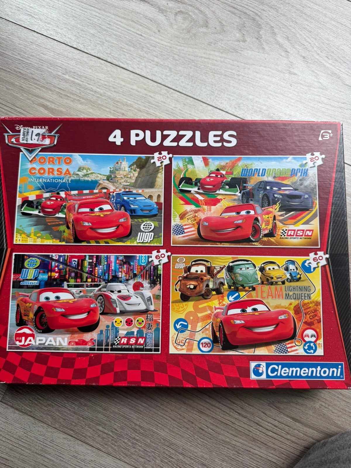 4 puzzels cars, Ophalen of Verzenden