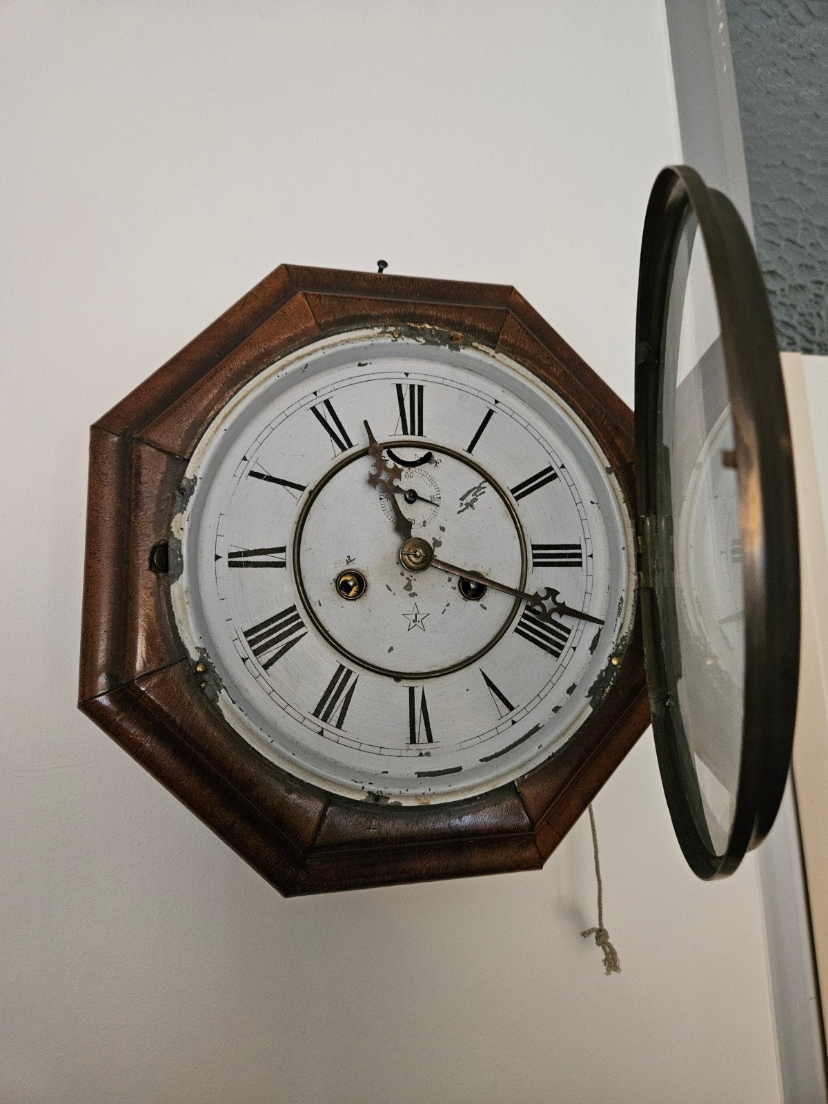 Antieke Junghans scheepsklok/wandklok met repeteerfunctie, Ophalen of Verzenden