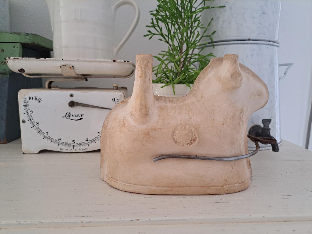 Antieke Bak of Puddingvorm, Ophalen of Verzenden, Gebruikt, Steen/keramiek, Brocante