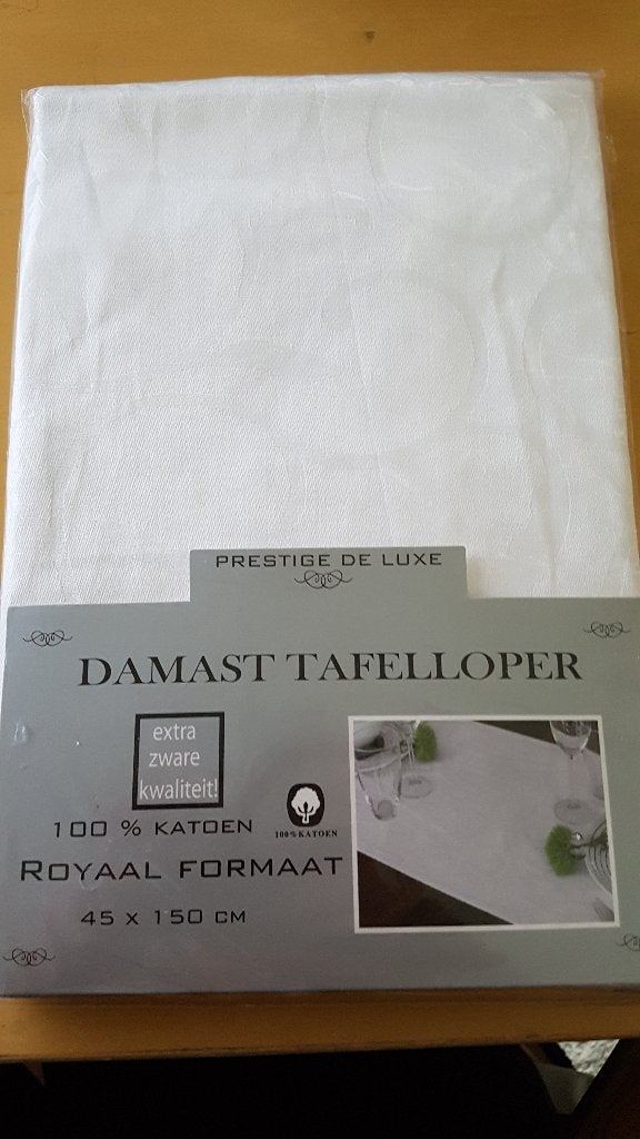 Damast tafel loper, Ophalen of Verzenden, Nieuw, Rechthoek