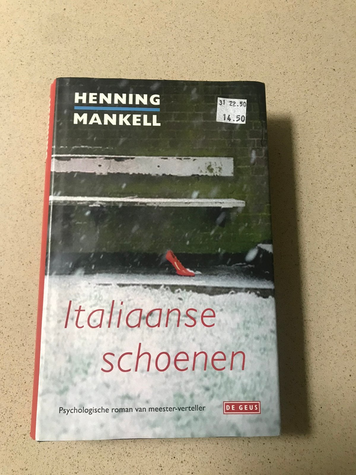 Henning Mankell Italiaanse schoenen, Ophalen of Verzenden, Zo goed als nieuw, Henning Mankell