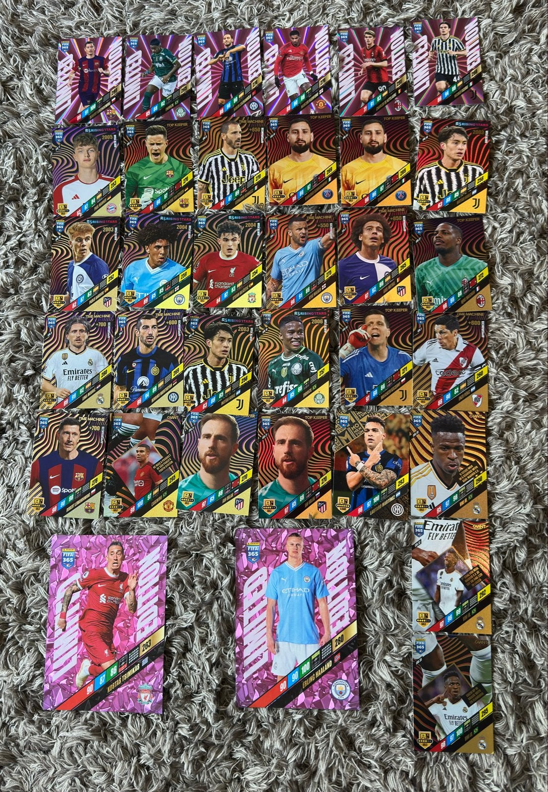Panini Adrenalyn XL 2024 Collectie - 395 kaartjes, Ophalen of Verzenden, Zo goed als nieuw, Overige sporten, Spelerskaart