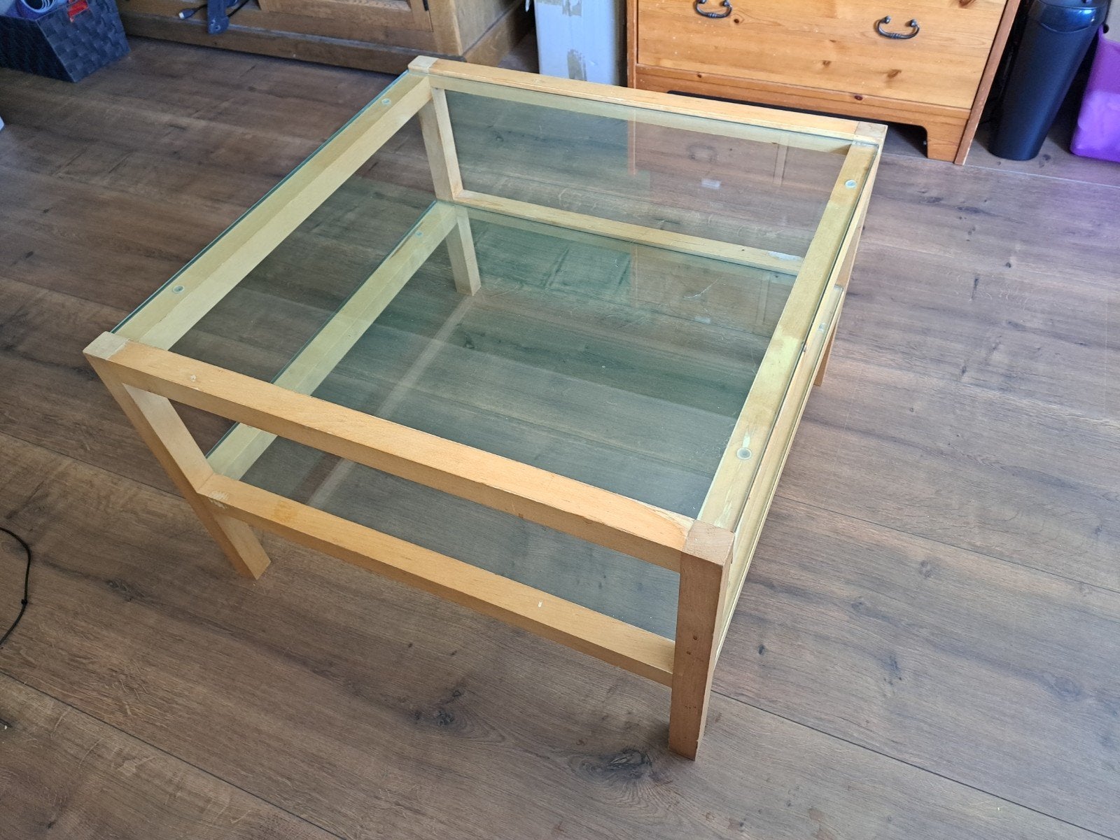 Gratis Salontafel, Ophalen, Gebruikt, 100 tot 150 cm, 50 tot 100 cm