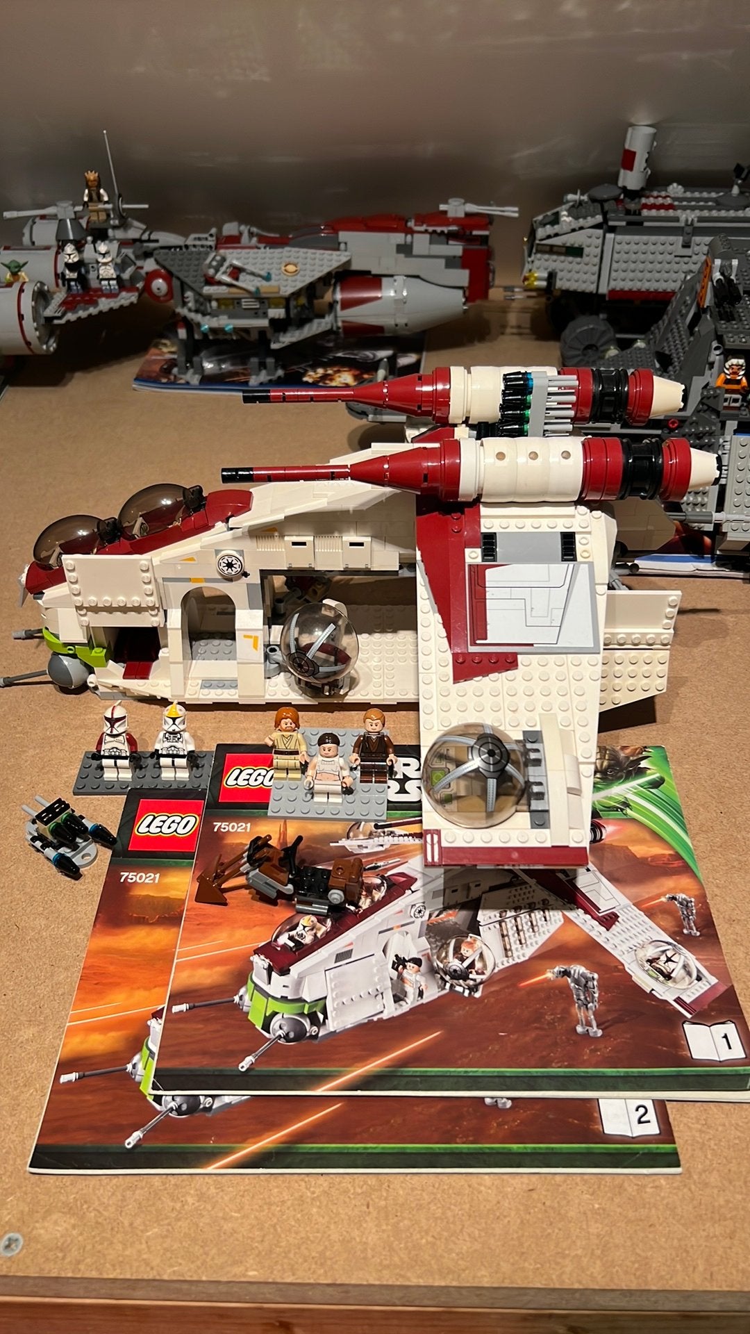 Lego 75021 Star Wars Republic Gunship, Kinderen en Baby's, Ophalen of Verzenden, Zo goed als nieuw
