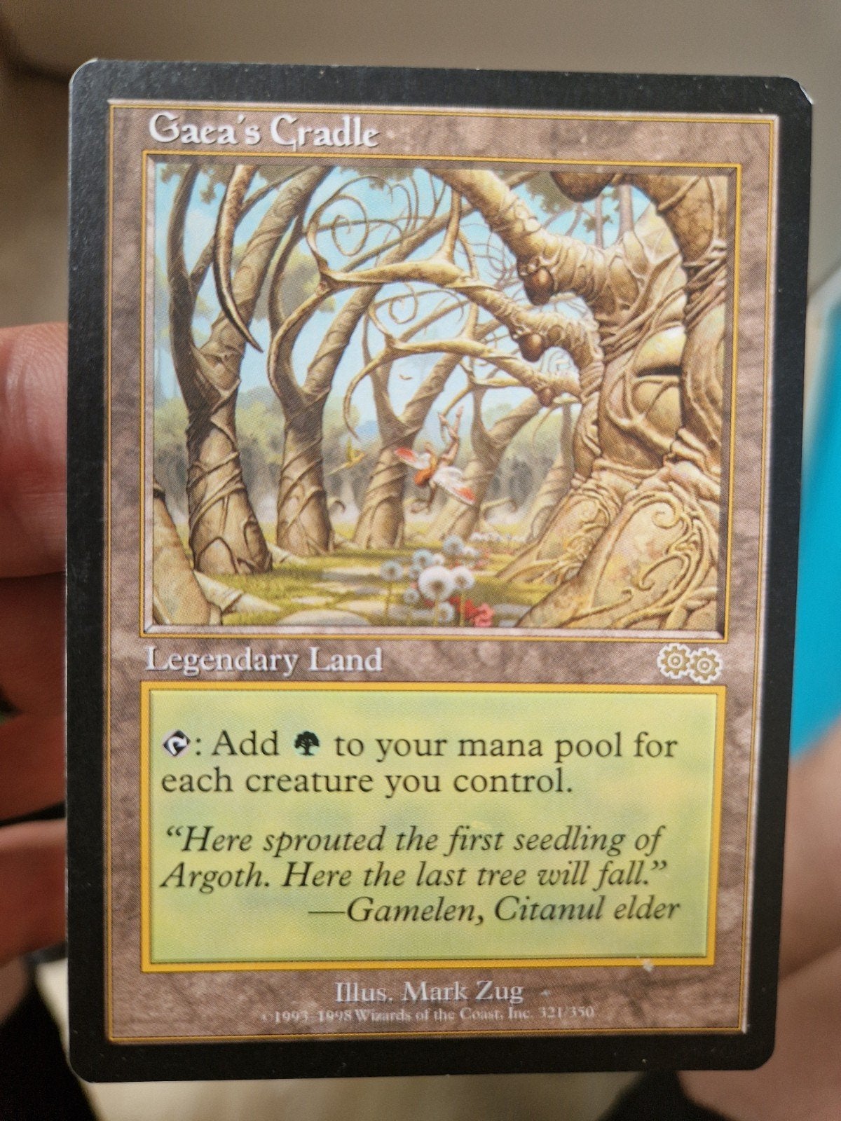 Gaea's Cradle Urza's Saga, Ophalen