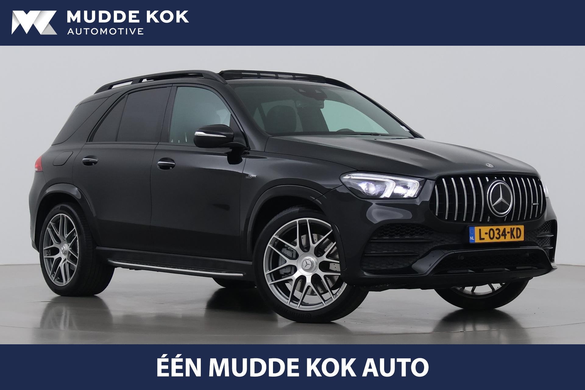 Mercedes-Benz GLE-klasse AMG 53 4MATIC+ Premium Plus | ACC |, Auto's, 435 pk, Gebruikt, Zwart, 11 km/l
