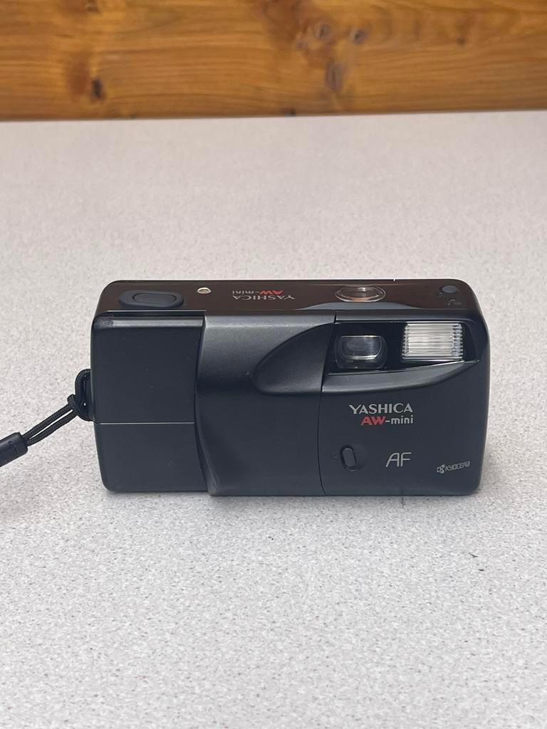 Yashica AW-Mini, Audio, Tv en Foto, Fotocamera's Analoog, Ophalen of Verzenden, Zo goed als nieuw, Compact, Overige Merken