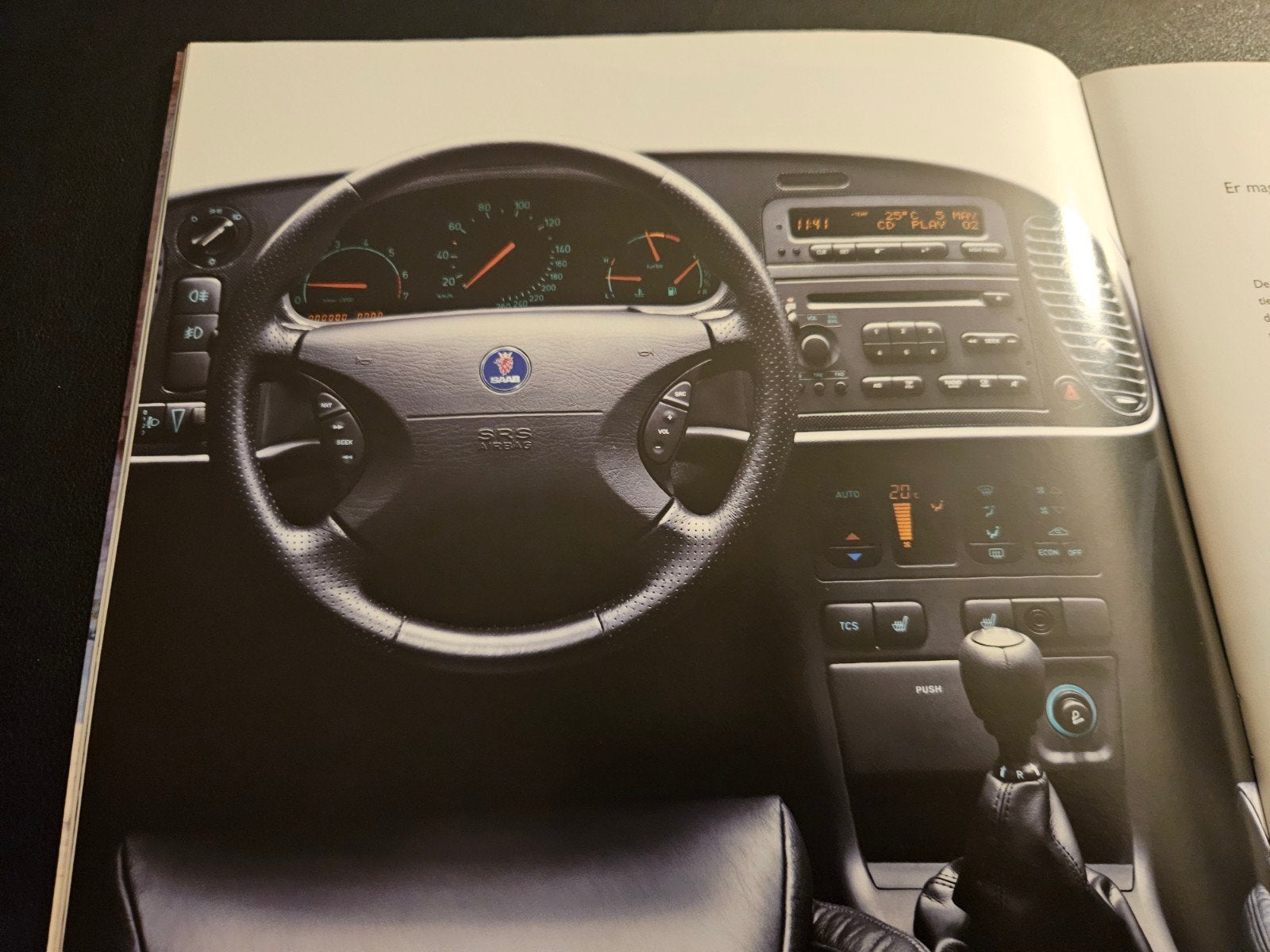 Brochure Saab 9-3 2002, Ophalen of Verzenden, Zo goed als nieuw, Overige merken