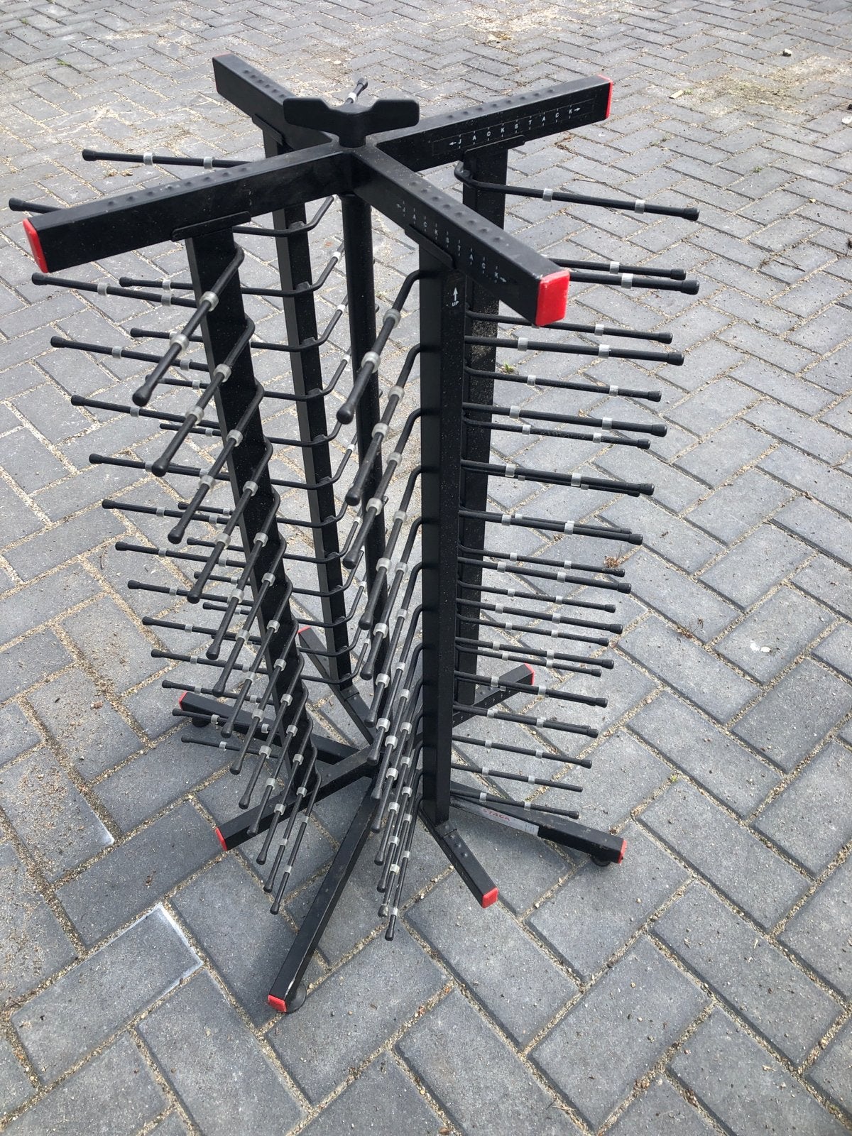 Bordenrek van Jackstack, Bordenrek, Ophalen, Gebruikt, Metaal