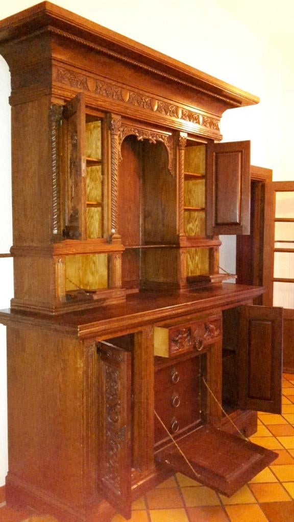 Groot meubel renaissance stijl, Antiek en Kunst, Ophalen